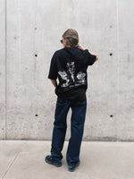 3AM Season Scars Tee oversized heavyweight streetwear t-shirt made from 100% premium cotton with a boxy fit, screen printed graphic front design, modern relaxed silhouette, high quality everyday fashion tee