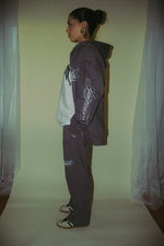 SCRIPT ZIP-UP HOODIE