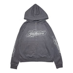  Script Zip Up Hoodie