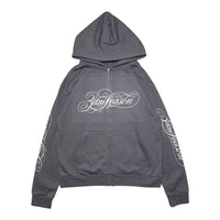  Script Zip Up Hoodie